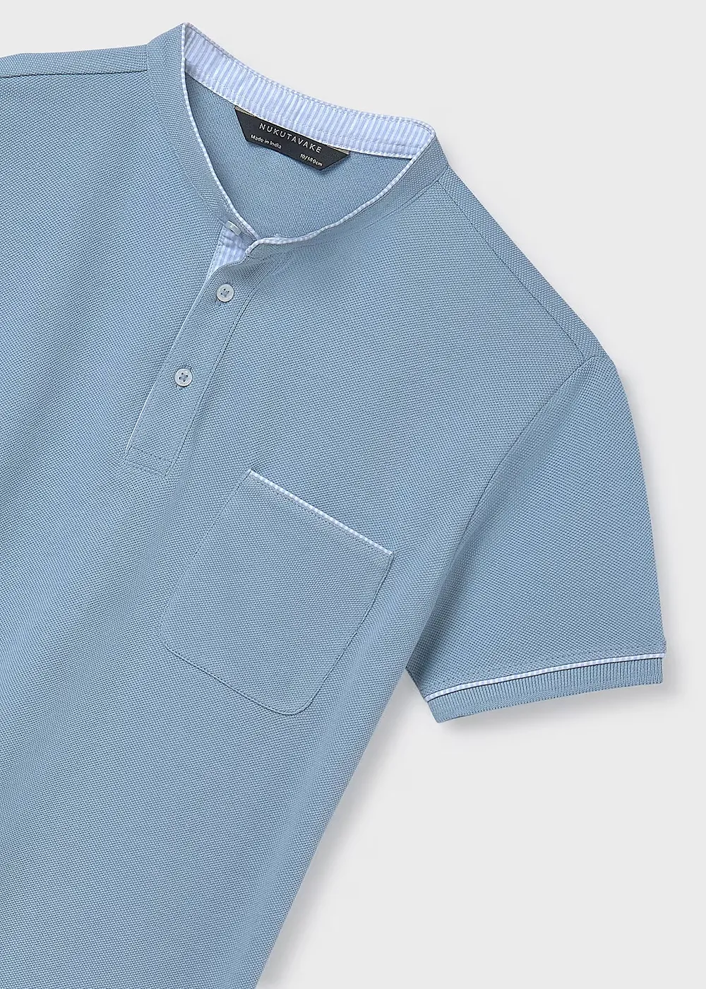 Chemise m/c cuello mao