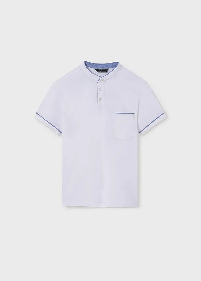 Chemise m/c cuello mao