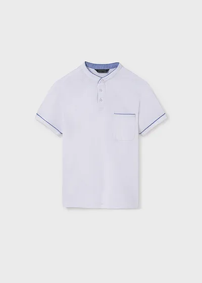 Chemise m/c cuello mao