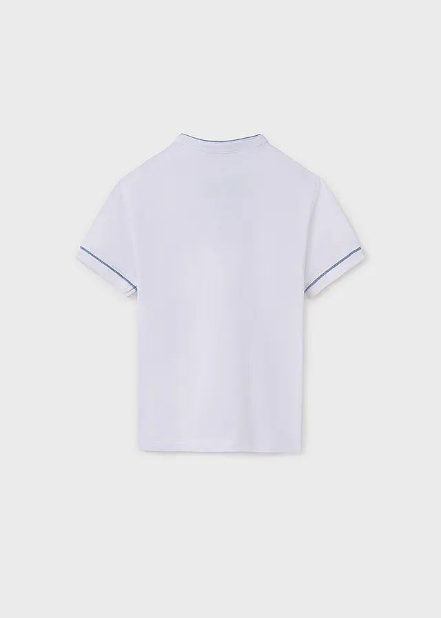 Chemise m/c cuello mao