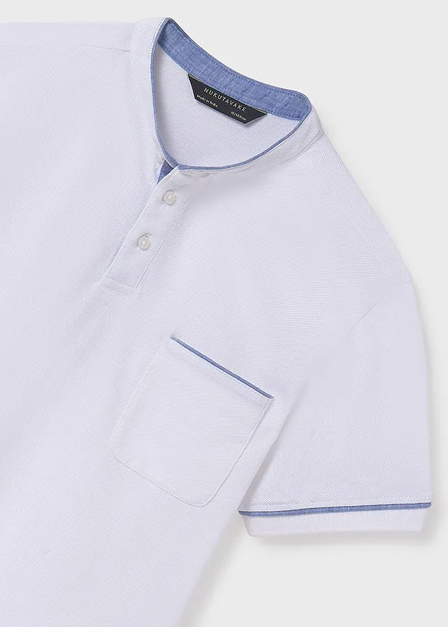 Chemise m/c cuello mao