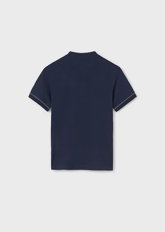 Chemise m/c cuello mao