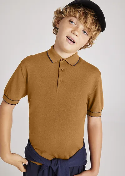 Chemise manga corta tricot