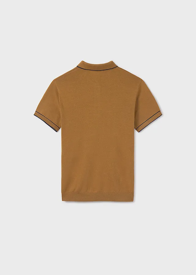 Chemise manga corta tricot