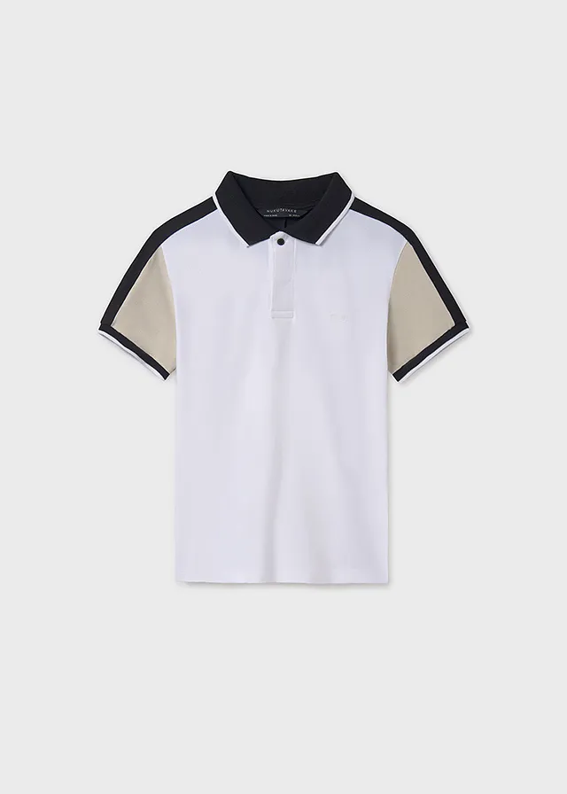 Chemise manga corta combinado