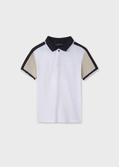 Chemise manga corta combinado