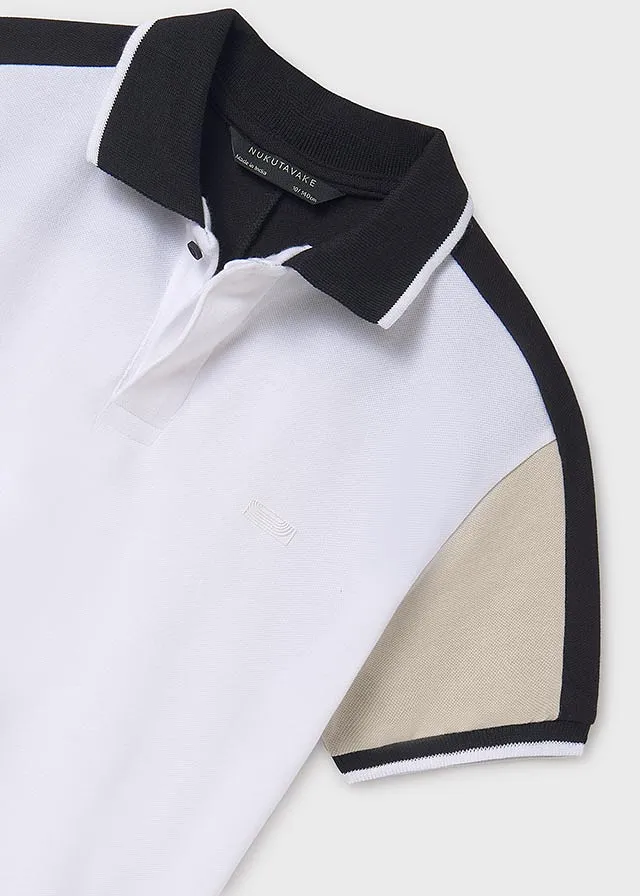 Chemise manga corta combinado