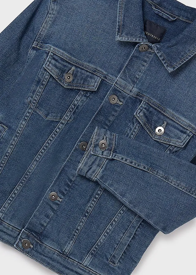 Cazadora denim trucker