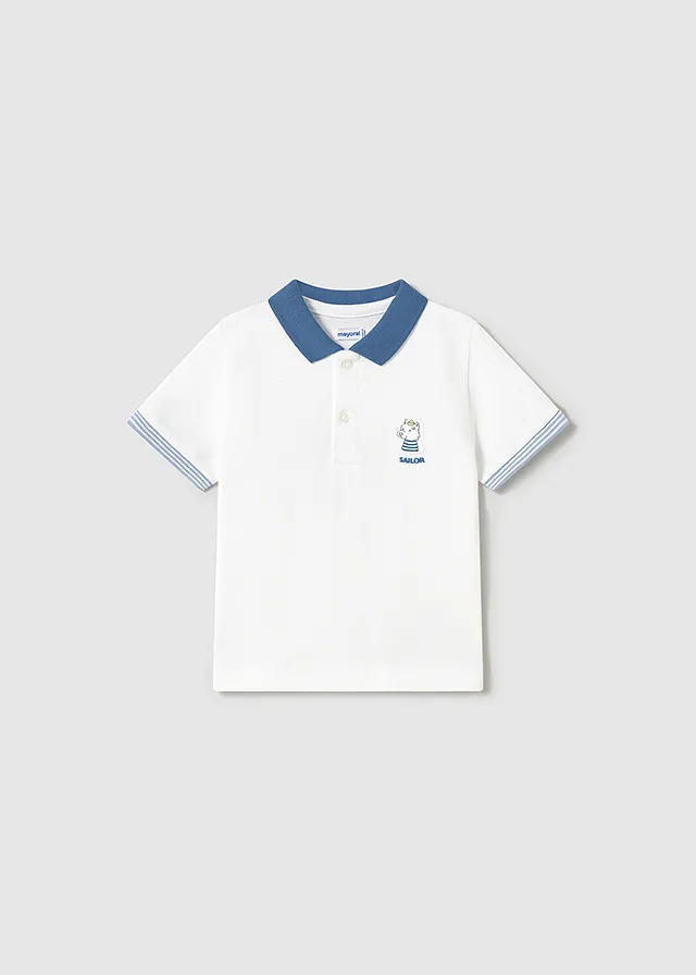 Chemise m/c apliques