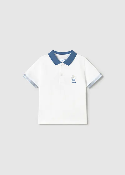 Chemise m/c apliques