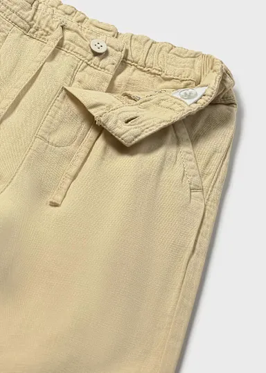 Pantalon lino relaxed