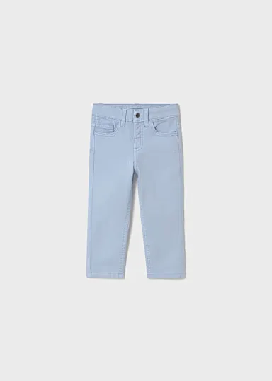 Pantalon sarga slim fit basico