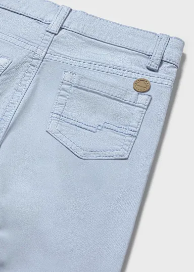 Pantalon sarga slim fit basico