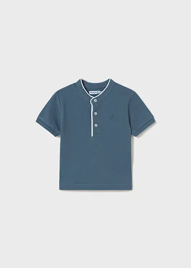 Chemise m/c cuello mao