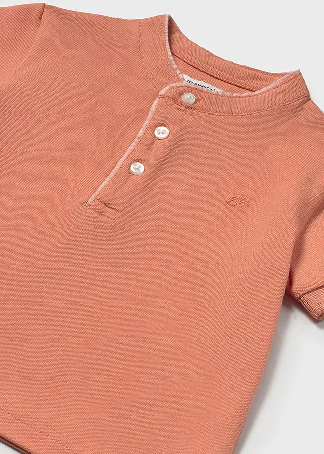 Chemise m/c cuello mao