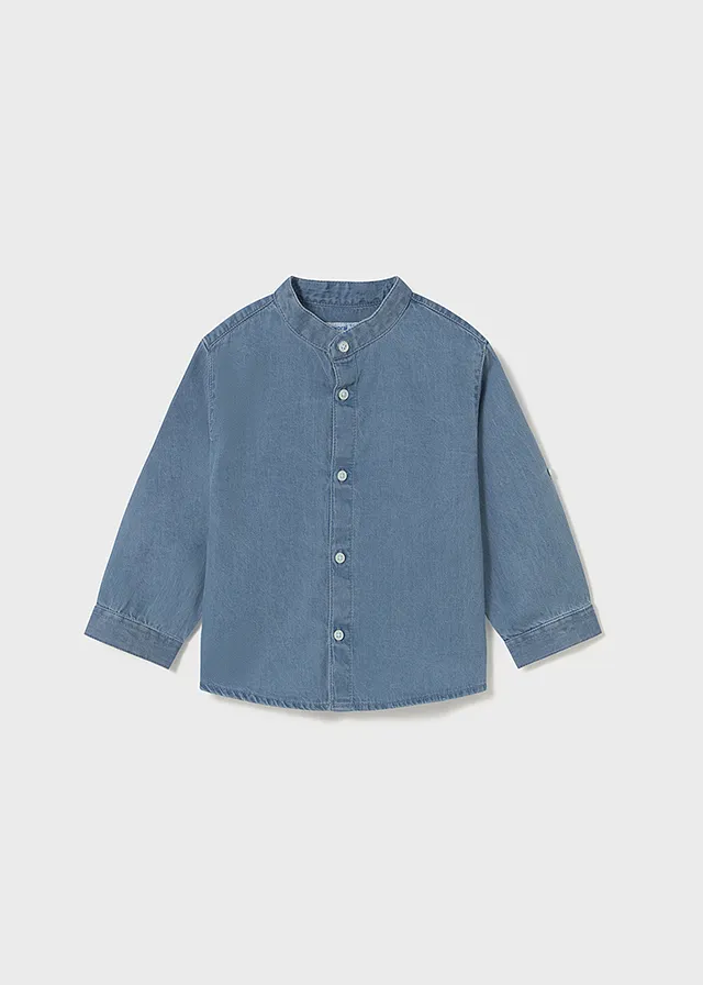 Camisa manga larga denim