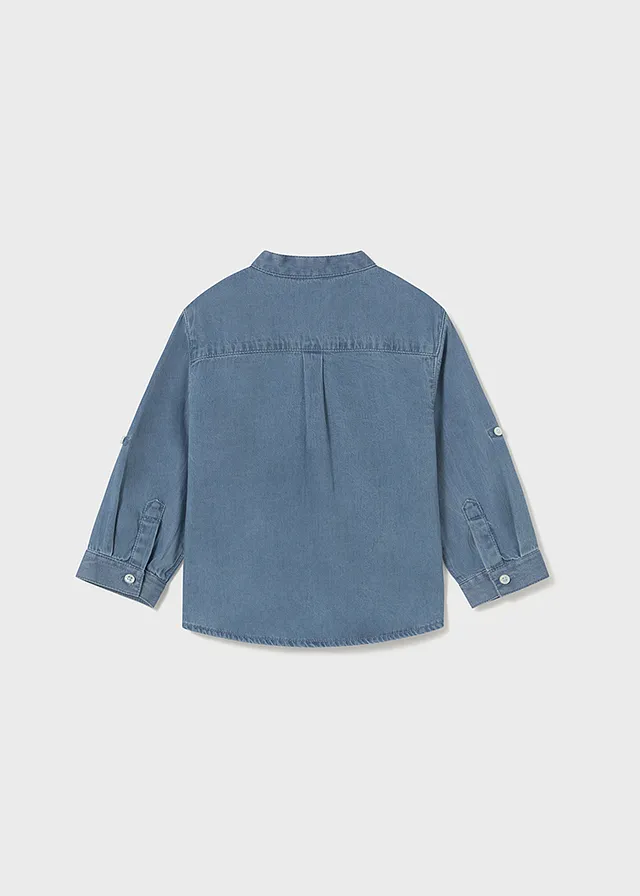 Camisa manga larga denim
