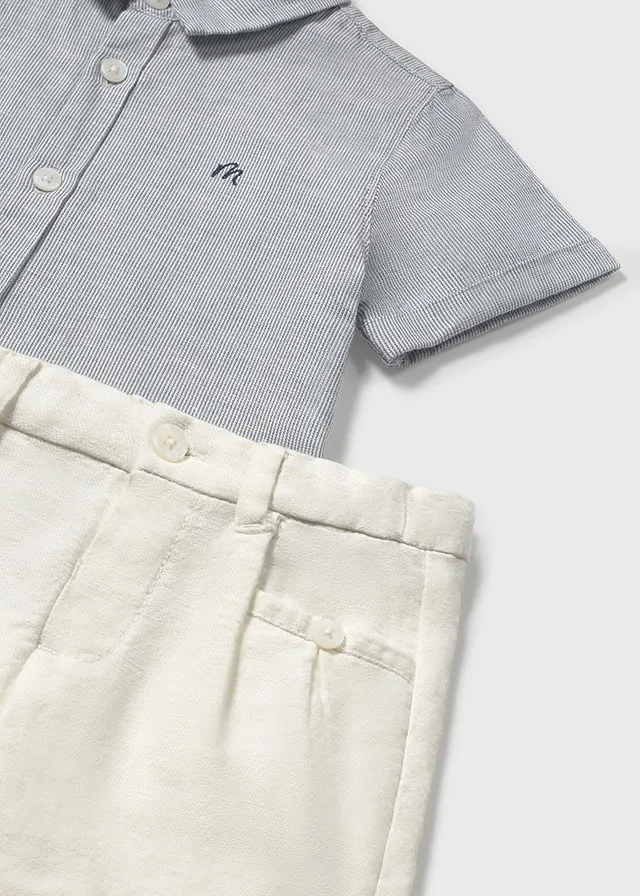 Conjunto bermuda vestir