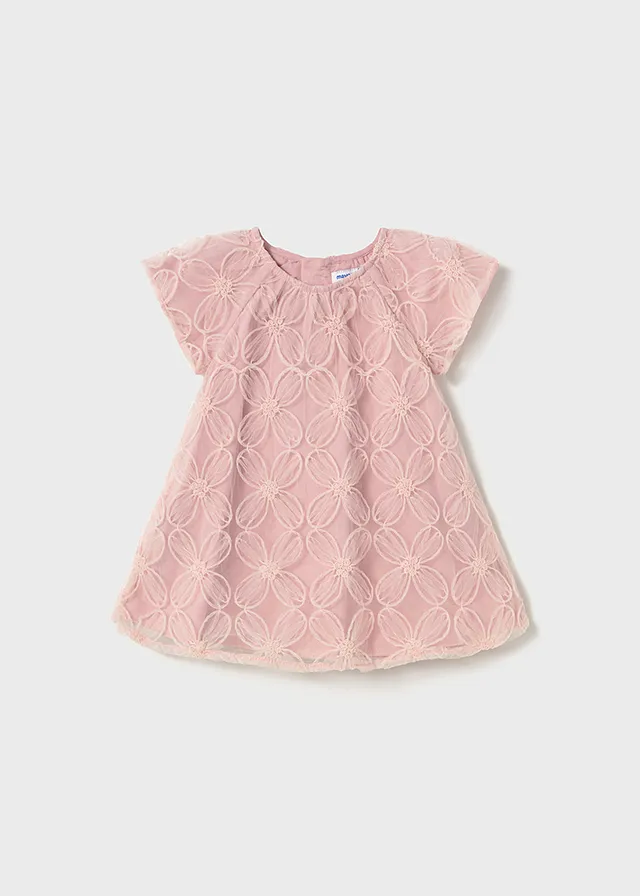 Vestido tul bordado