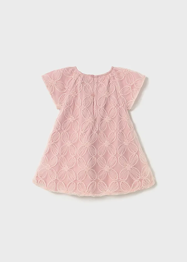 Vestido tul bordado