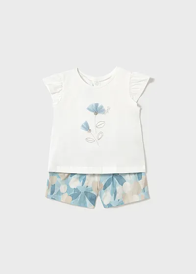 Conj. bermuda estampada