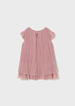 Vestido tul plisado