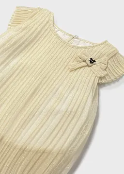 Vestido tul plisado