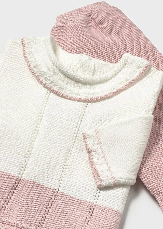 Conjunto polaina tricot