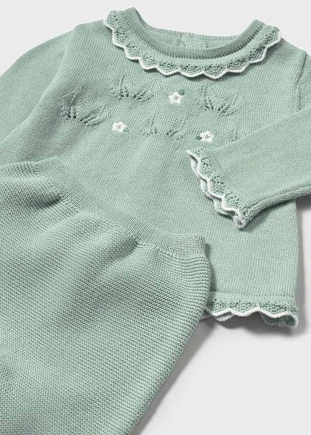 Conjunto polaina tricot