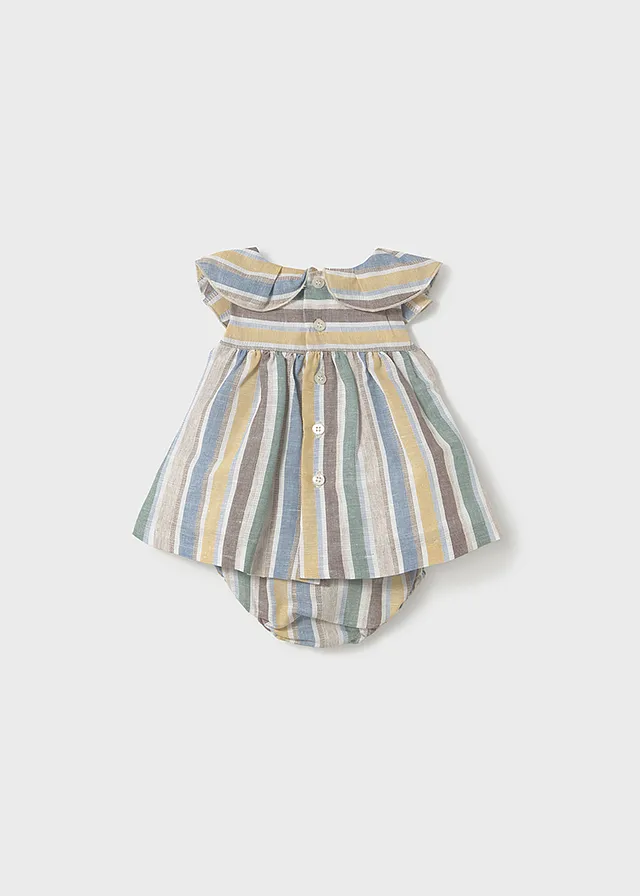 Vestido rayas lino