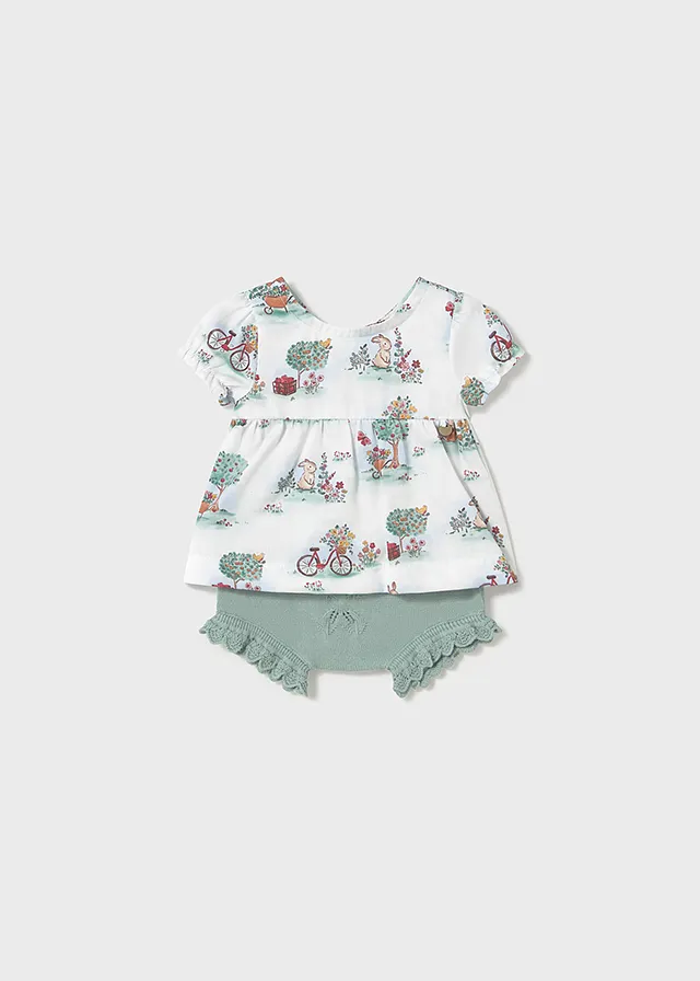 Conjunto short tricot