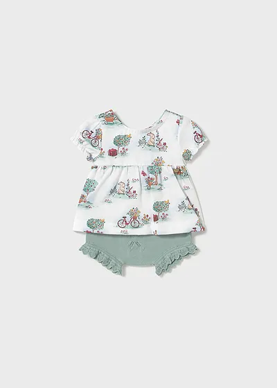 Conjunto short tricot