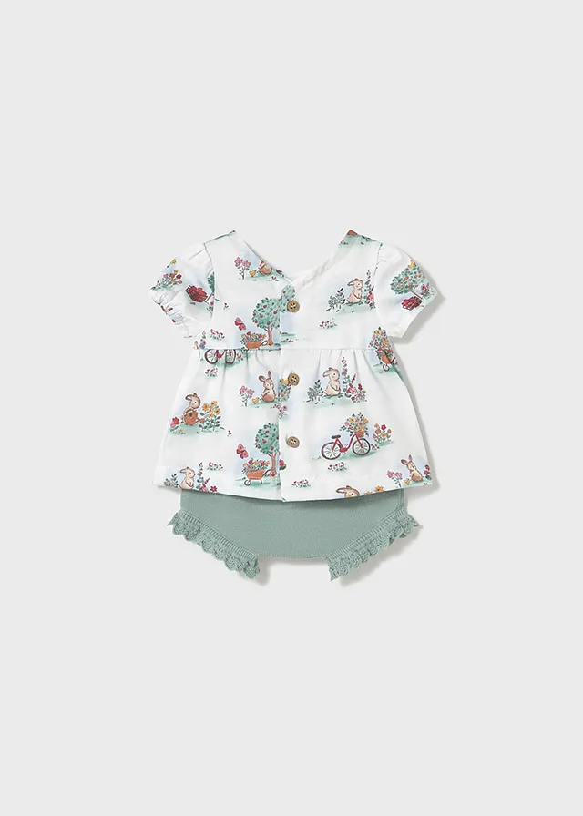 Conjunto short tricot