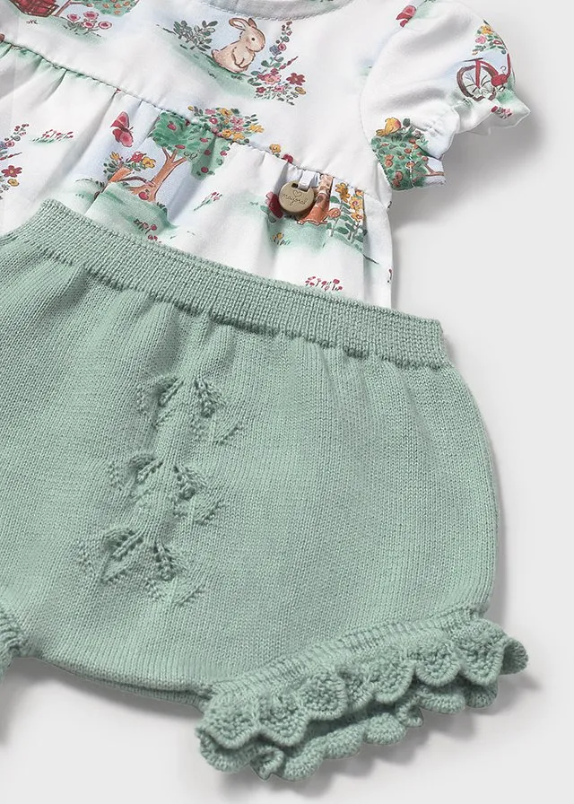 Conjunto short tricot
