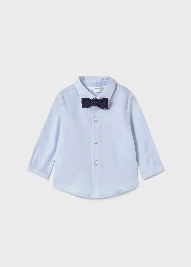 Camisa manga larga pajarita