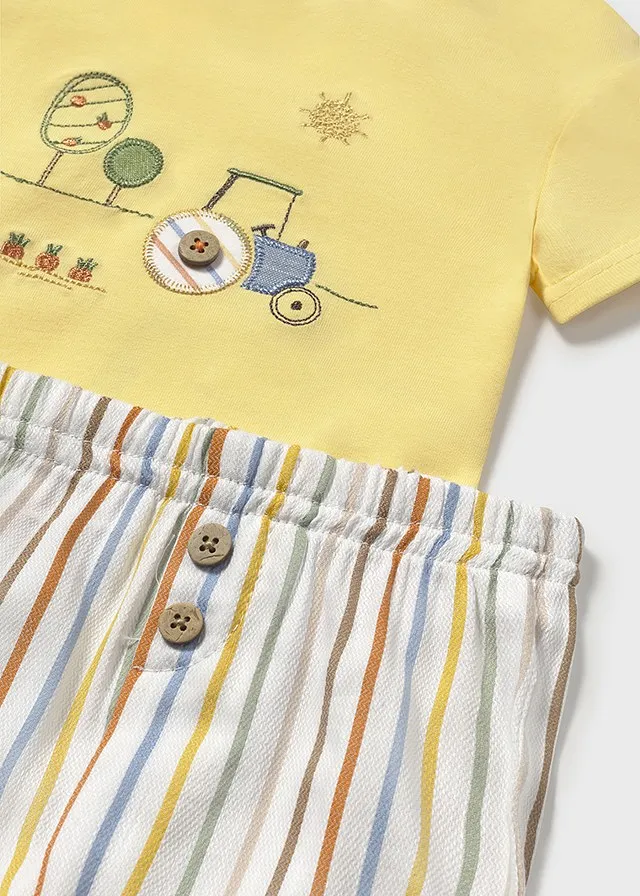 Conjunto pantalon corto camiseta
