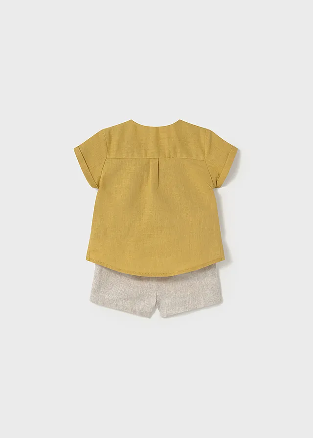 Conjunto pantalon corto plana