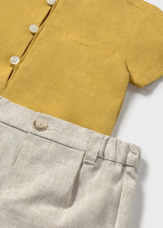 Conjunto pantalon corto plana