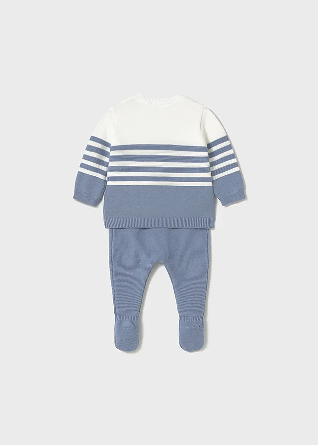 Conjunto polaina tricot