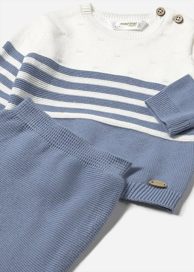 Conjunto polaina tricot