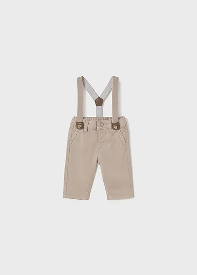 Pantalon largo sarga tirantes