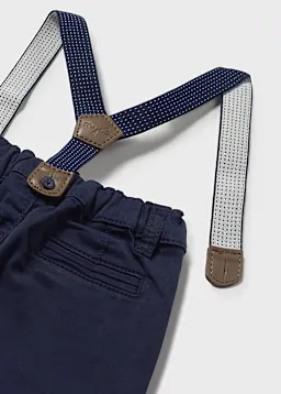 Pantalon largo sarga tirantes