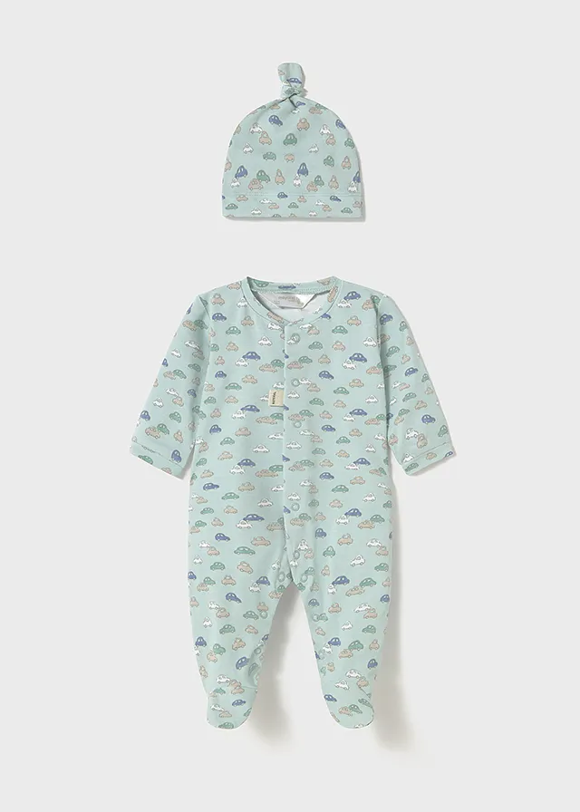 Pelele largo con gorro