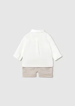 Conj. pantalon corto chaleco