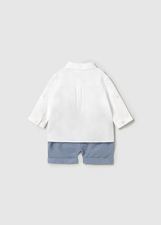 Conj. pantalon corto chaleco