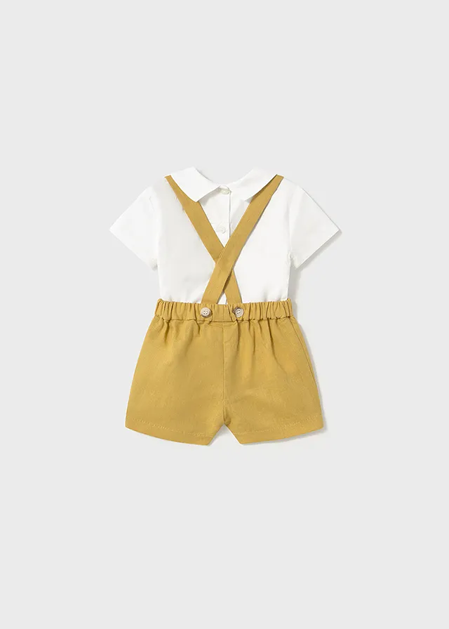 Conjunto pantalon corto tirantes