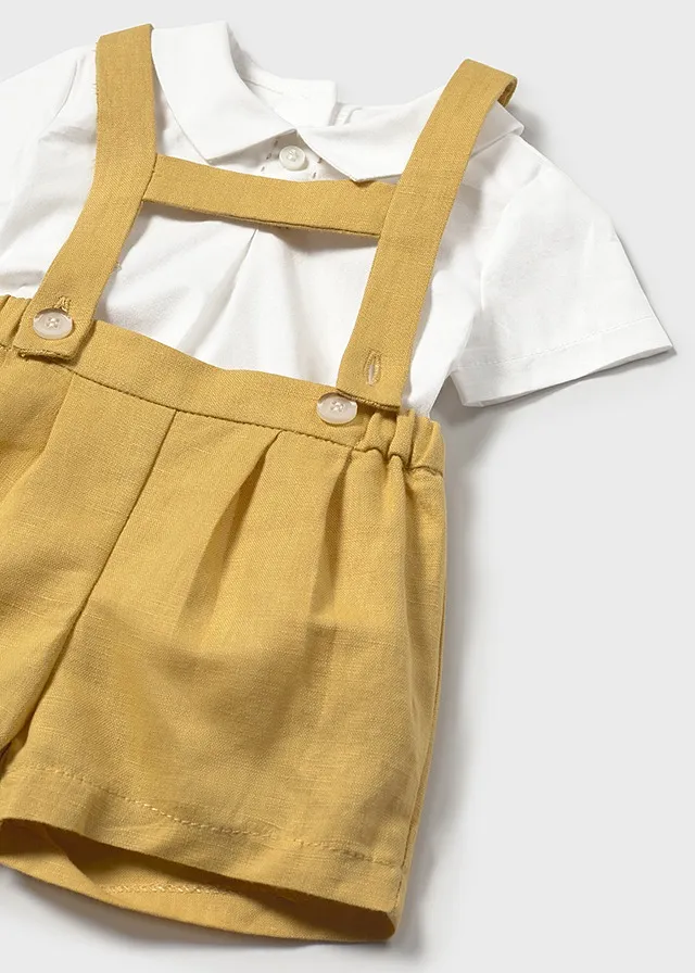 Conjunto pantalon corto tirantes
