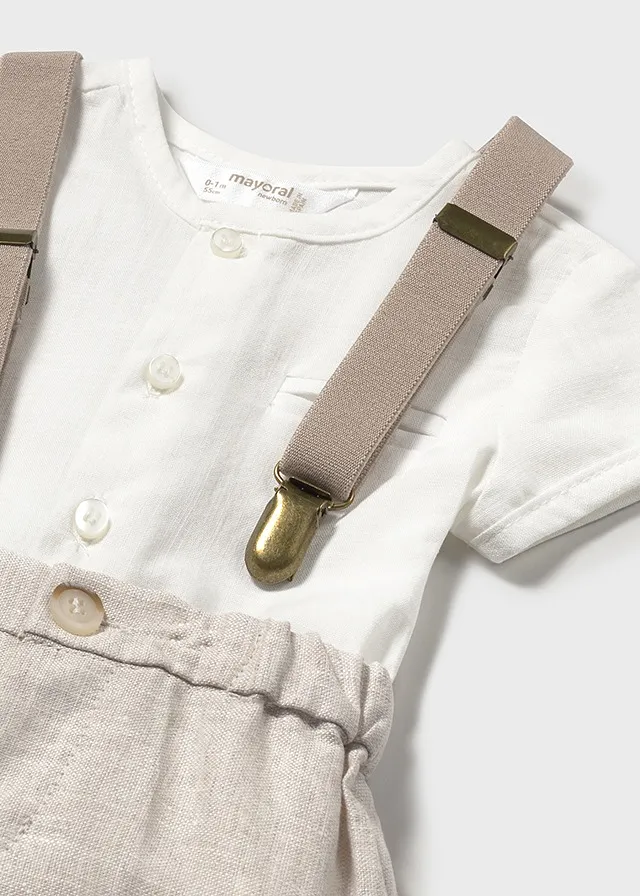 Conjunto pantalon corto y camisa