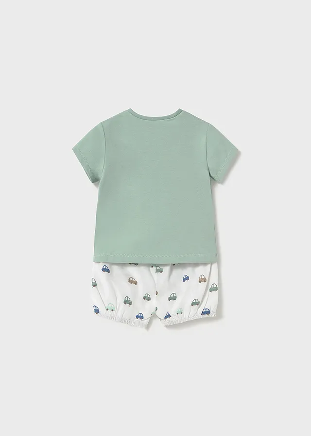 Conjunto pantalon corto bombacho