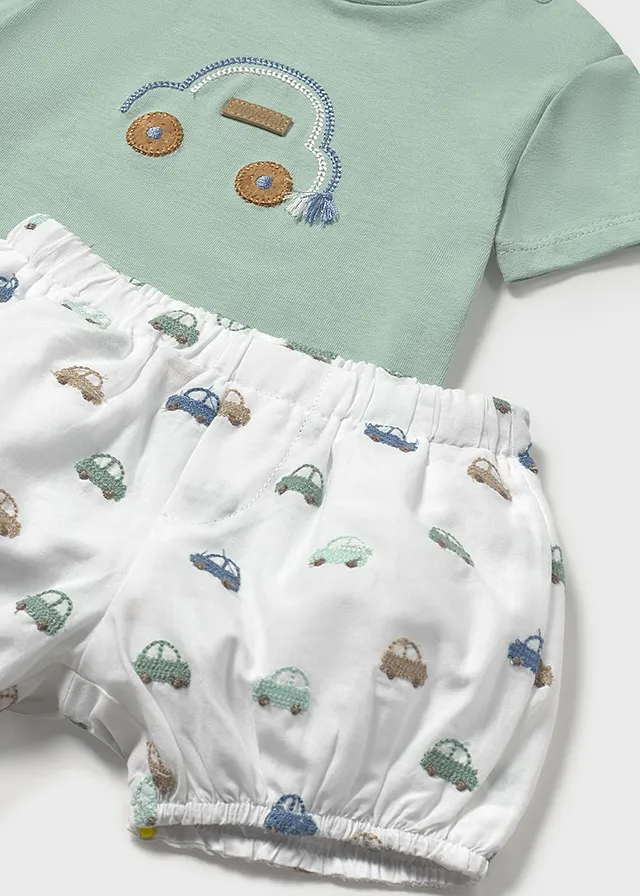 Conjunto pantalon corto bombacho